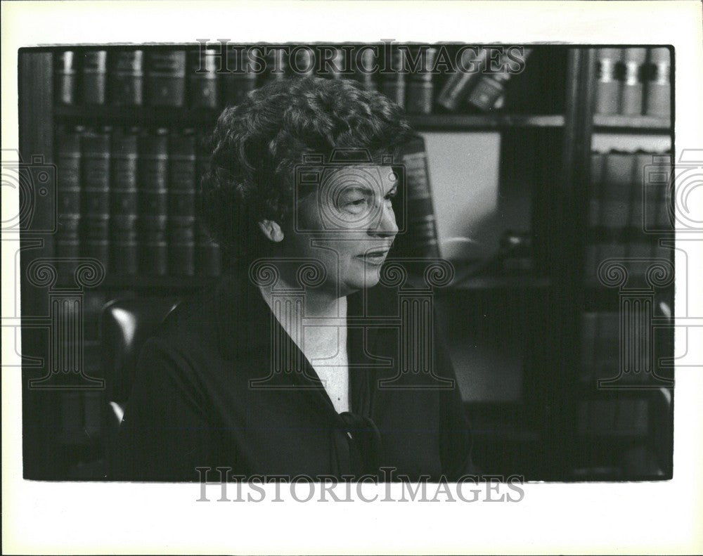 1985 Press Photo Judge Virginia Sobotka - Historic Images