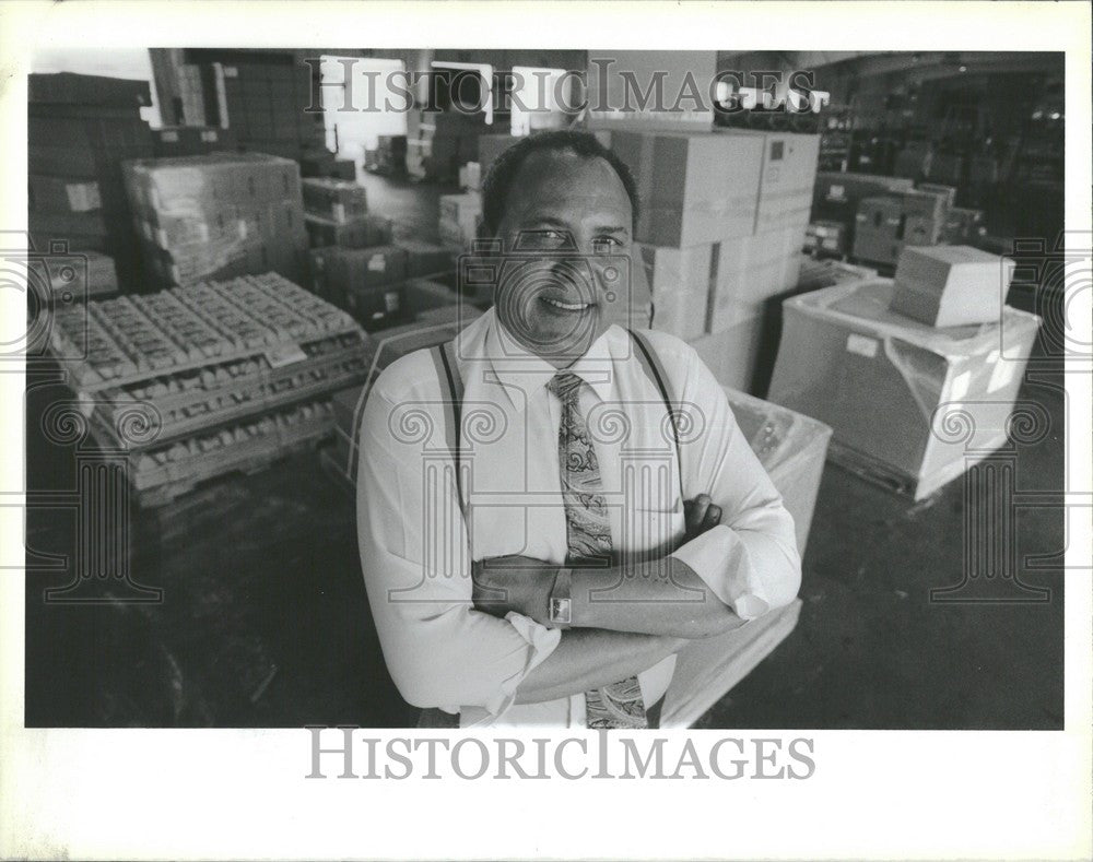 1988 Press Photo Gary White Athlete - Historic Images