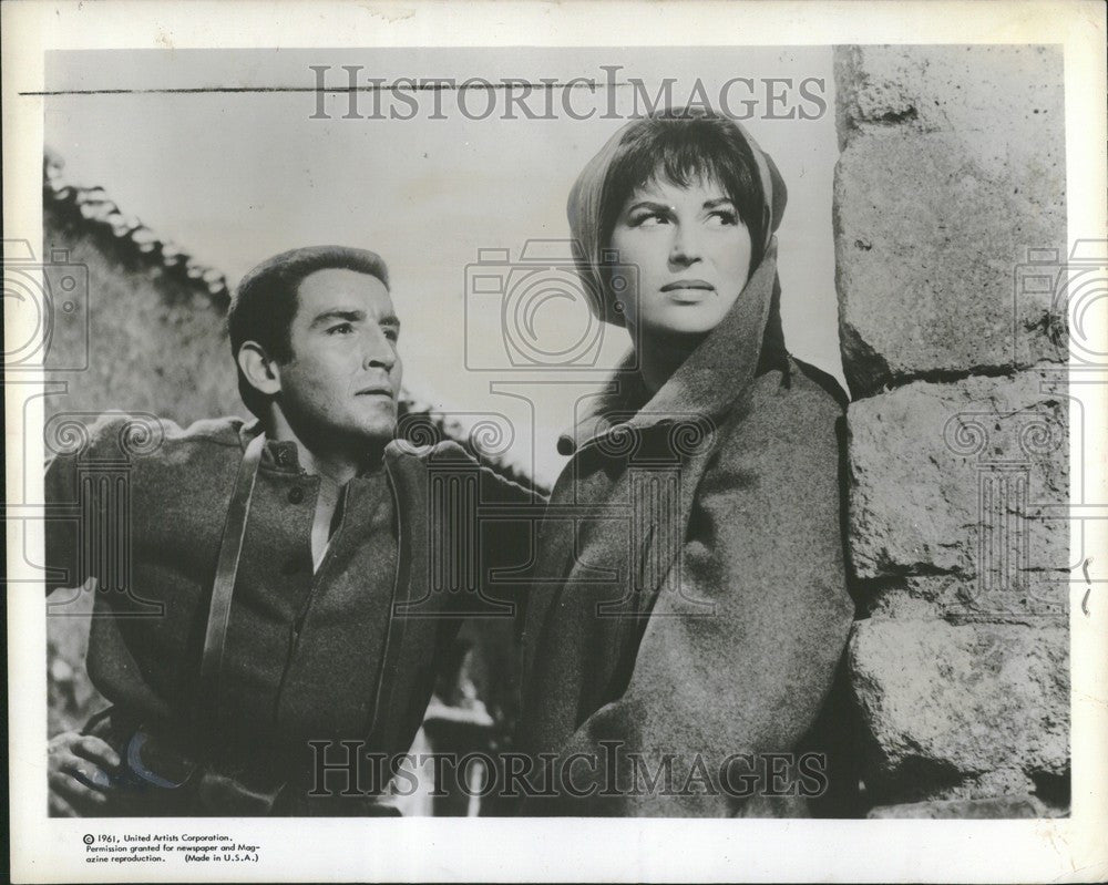 1961 Press Photo Vittorio Gassman Actor - Historic Images