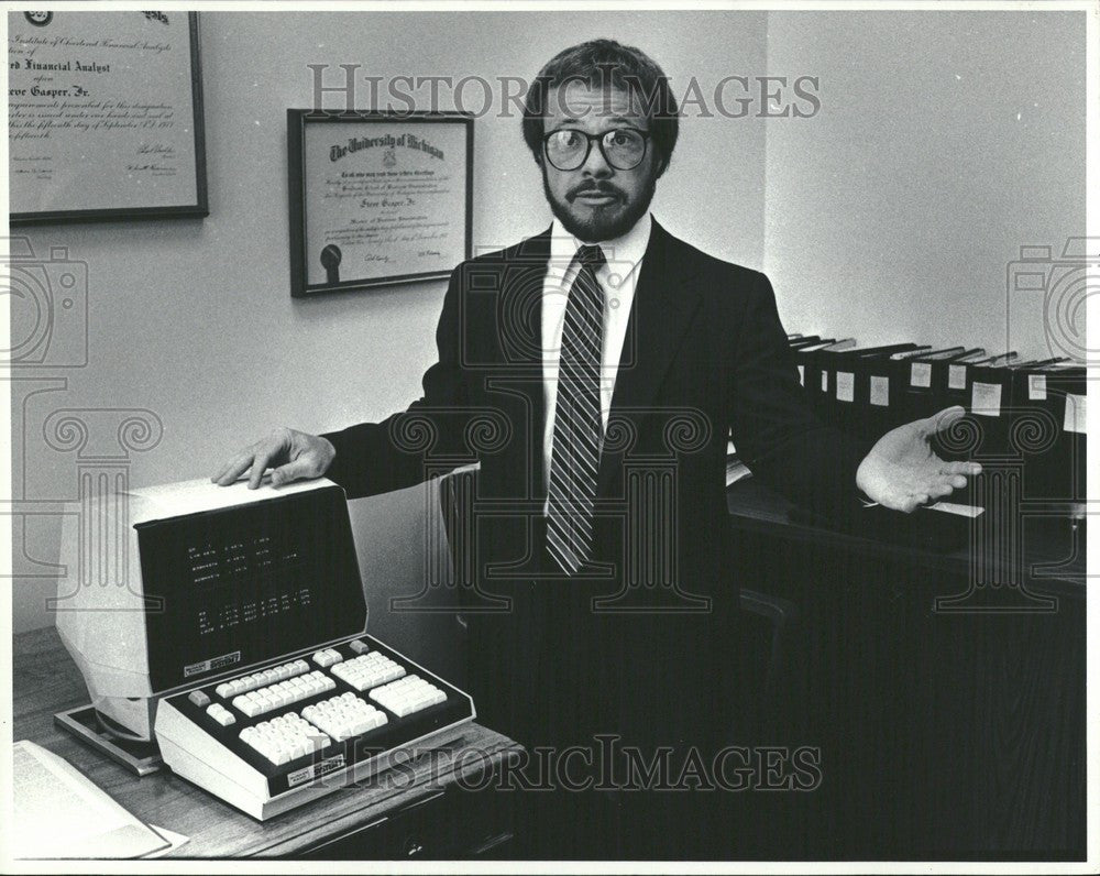 1981 Press Photo Steven Gasper - Historic Images