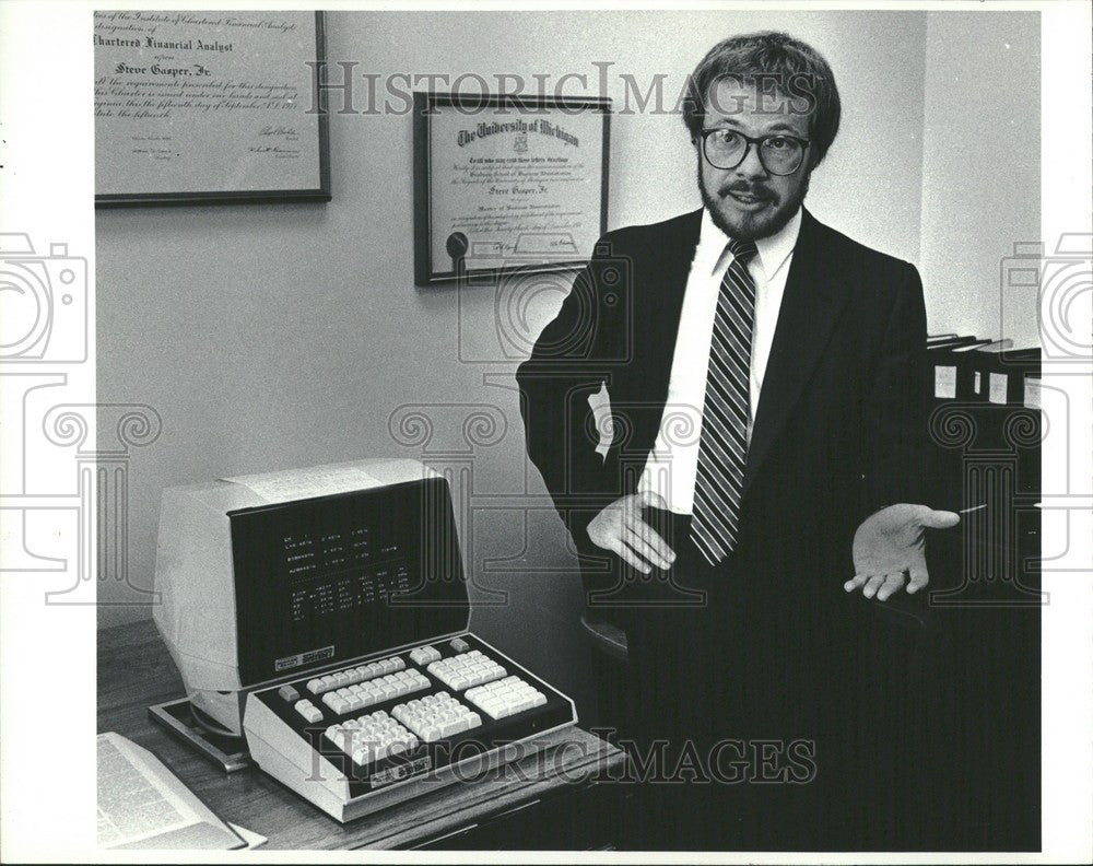 1981 Press Photo Steven Gasper Jr. - Historic Images