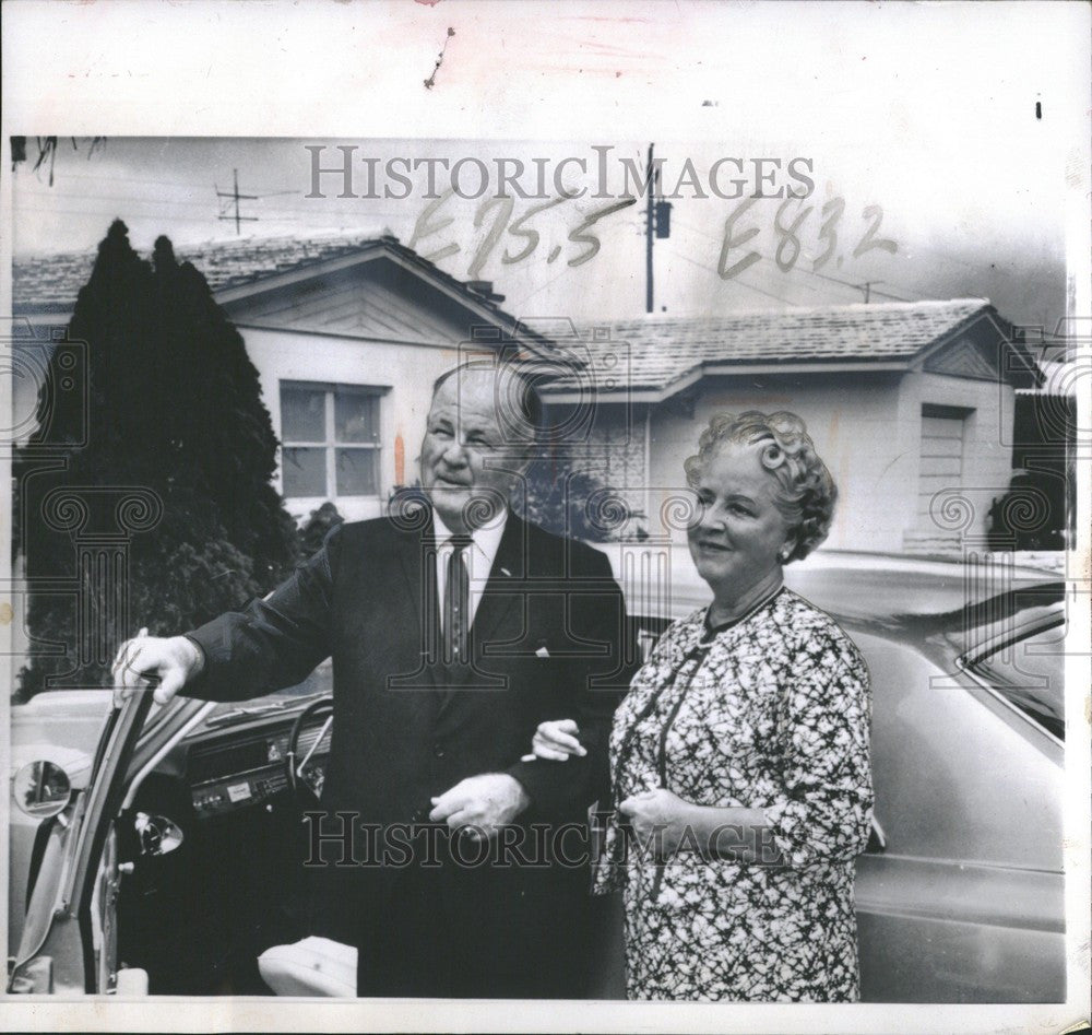 1966 Press Photo General Edward White - Historic Images