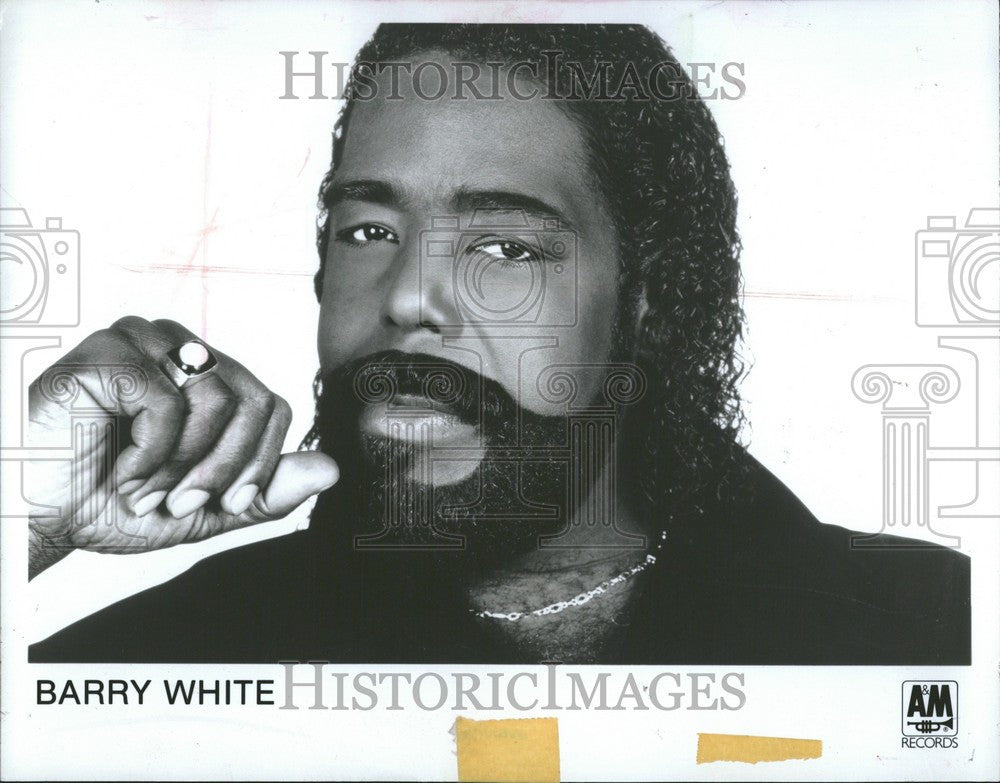 1987 Press Photo Barry White Singer Song-Writer - Historic Images