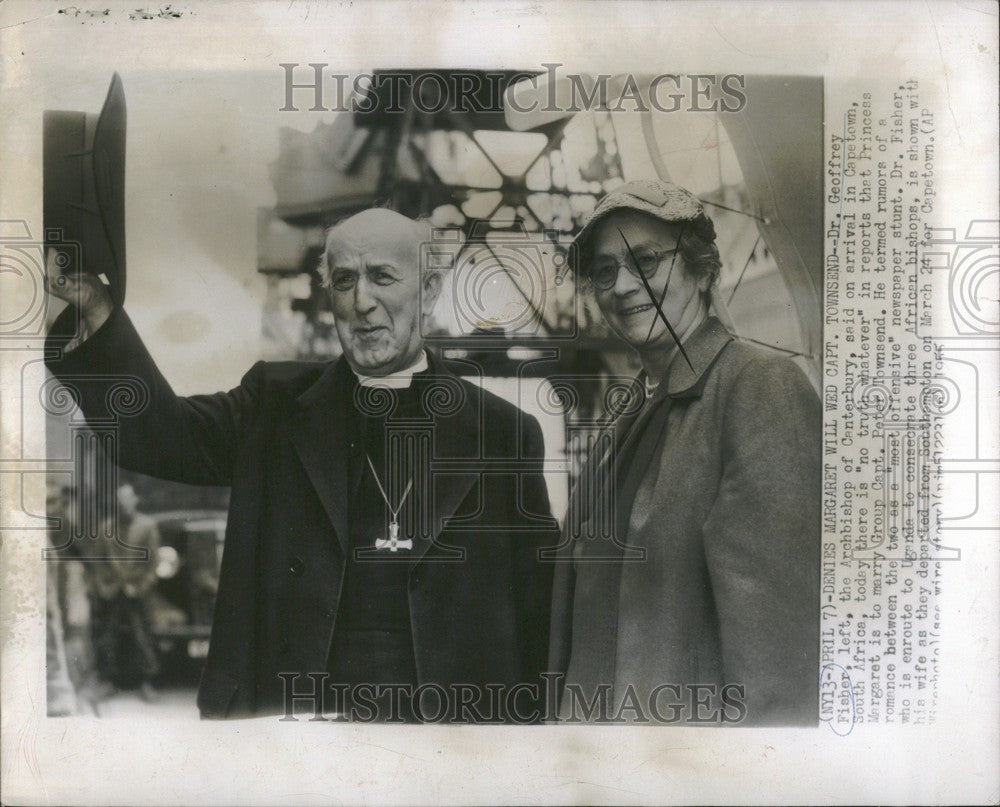 1955 Press Photo geoffrey fisher archbishop canterbury - Historic Images