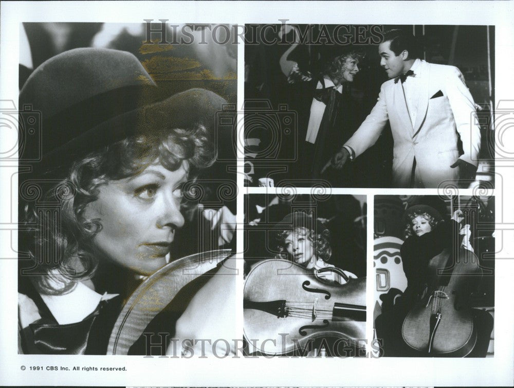 1991 Press Photo Frances Fisher actress - Historic Images