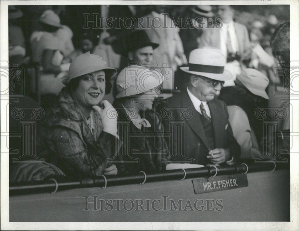 1935 Press Photo Fisher Adams Hialeah Park Miami - Historic Images