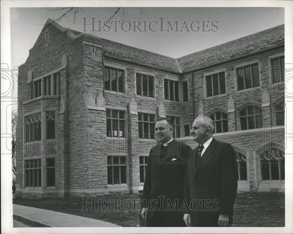 1962 Press Photo Bart Attwood Frank Zitt Pastor - Historic Images