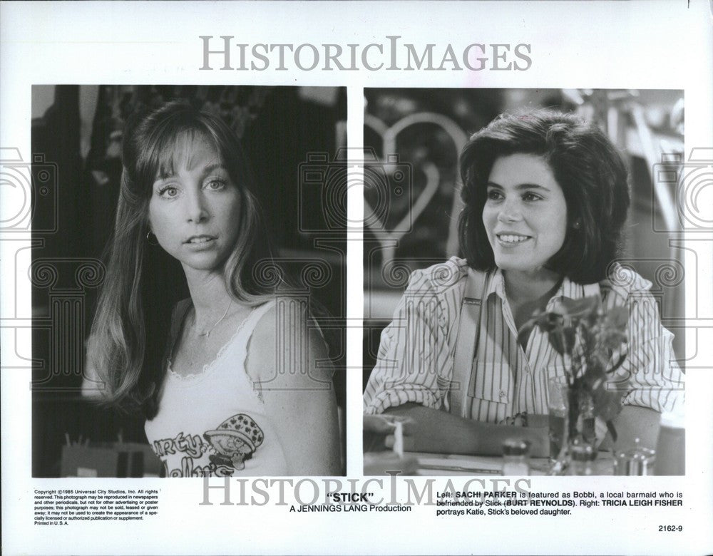 1985 Press Photo STICK MOVIE - Historic Images