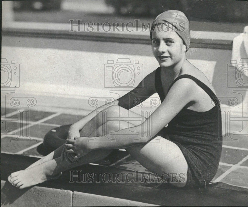 1932 Press Photo Virgina Fisher Daughter Edward - Historic Images