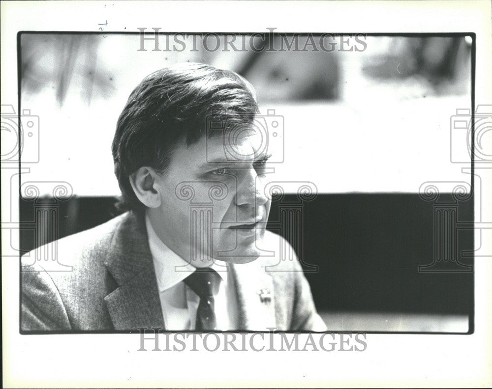 1985 Press Photo Rep. Richard Fitzpatric Surrogate - Historic Images