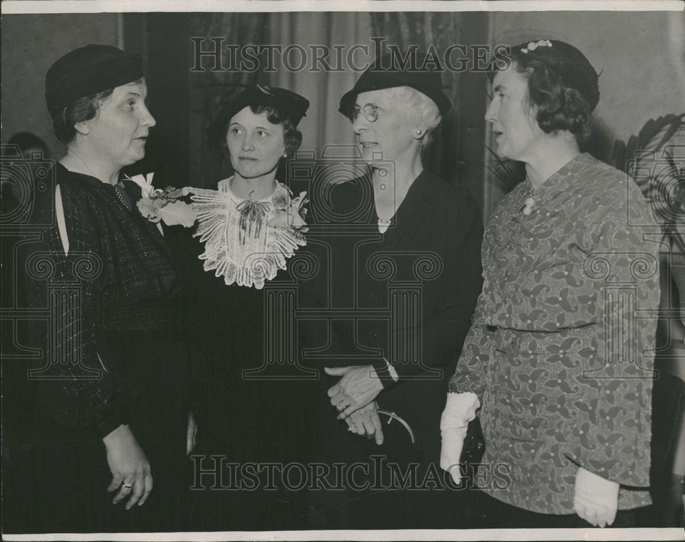 1934 Press Photo Republican Women's Reception 1934 - Historic Images