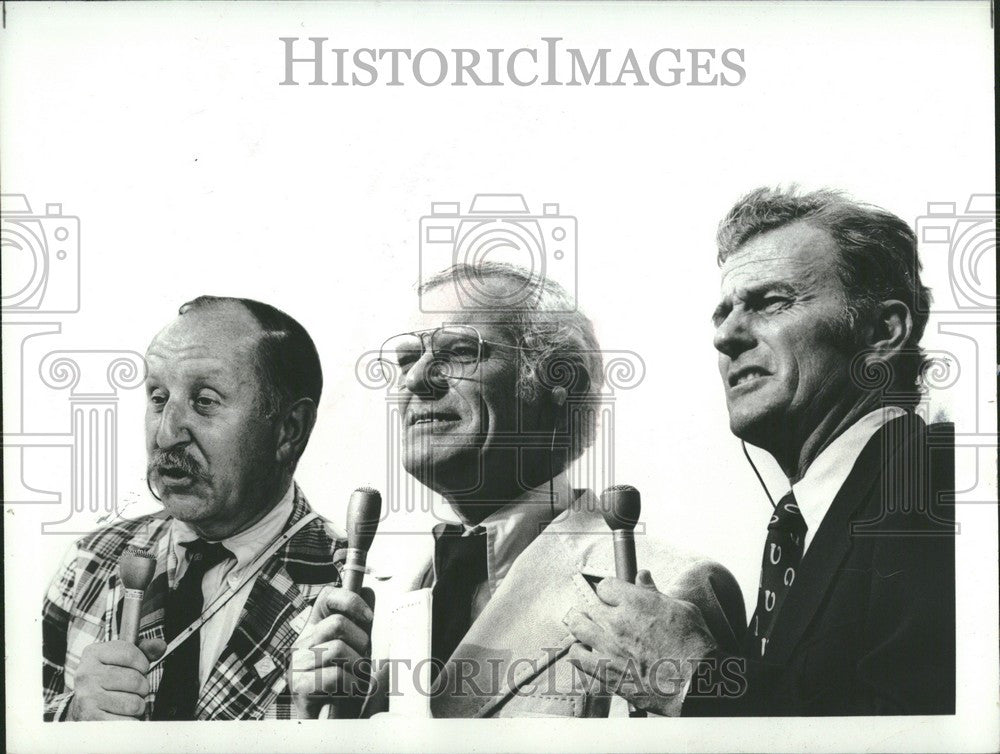 1974 Press Photo Jack Whitaker American Sportscaster - Historic Images