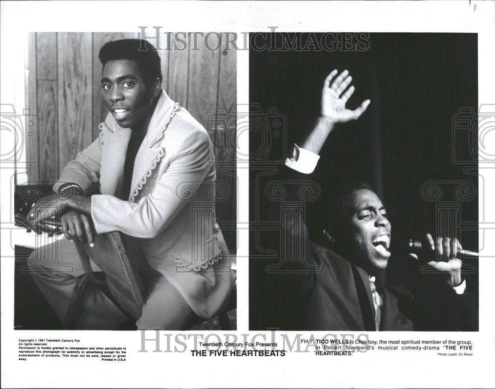 1991 Press Photo Tico Wells Actor - Historic Images