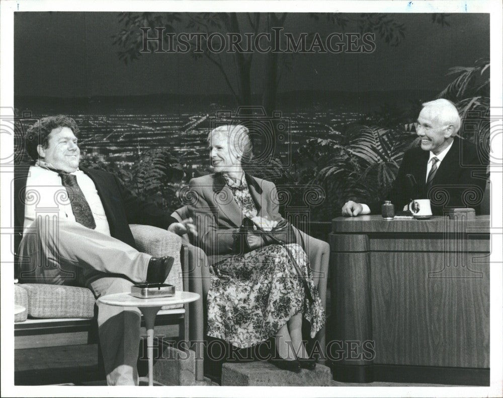 1992 Press Photo Ma Clavin with George Wendt - Historic Images