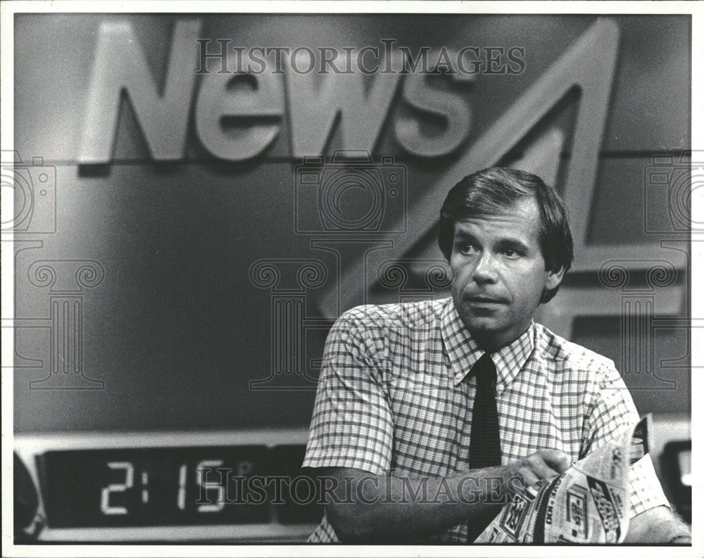 1990 Press Photo Mike Wendland Technology Free Press - Historic Images