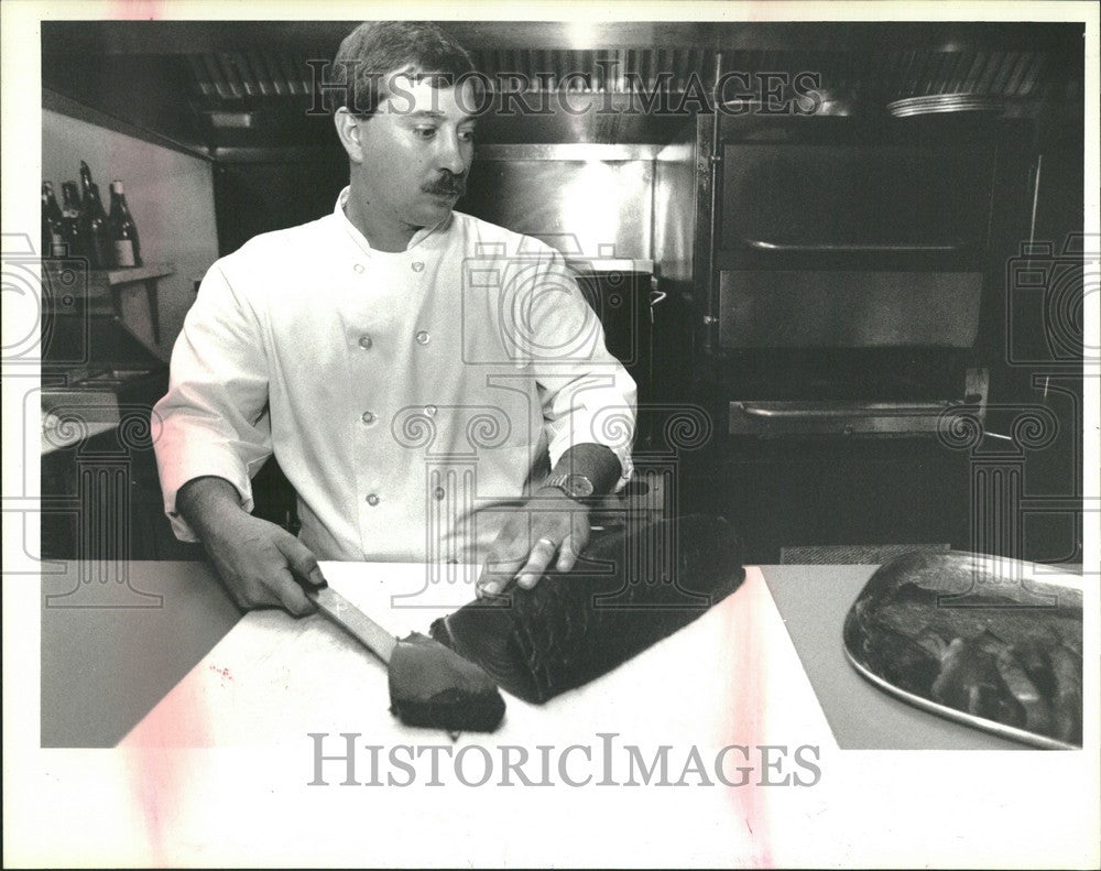 1990 Press Photo Chef John Wesley - Historic Images