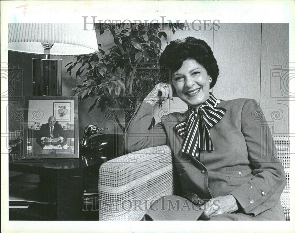 1986 Press Photo Lucille Wertz, cancer, 1986 - Historic Images