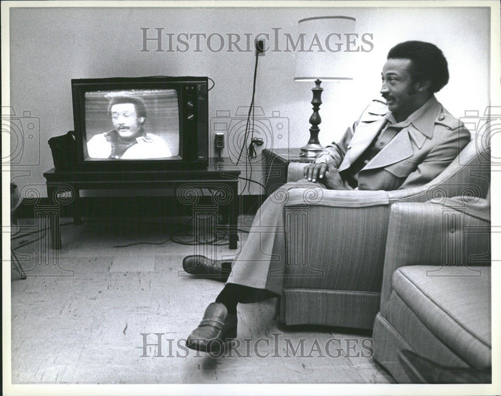 1978 Press Photo James West Wayne County Sheriff - Historic Images