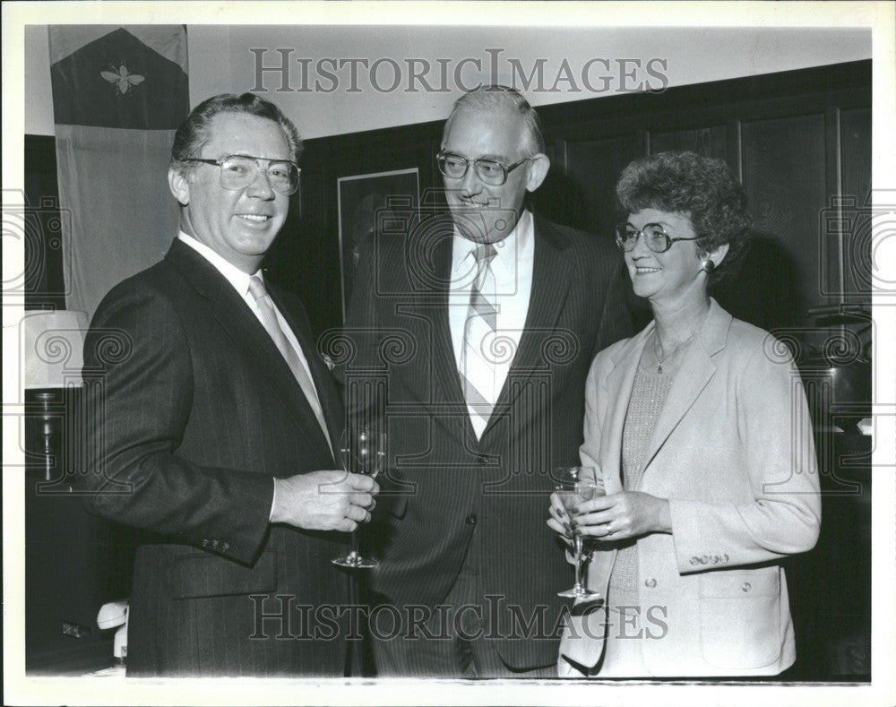 1986 Press Photo cranbrook reception gourmet Westerberg - Historic Images