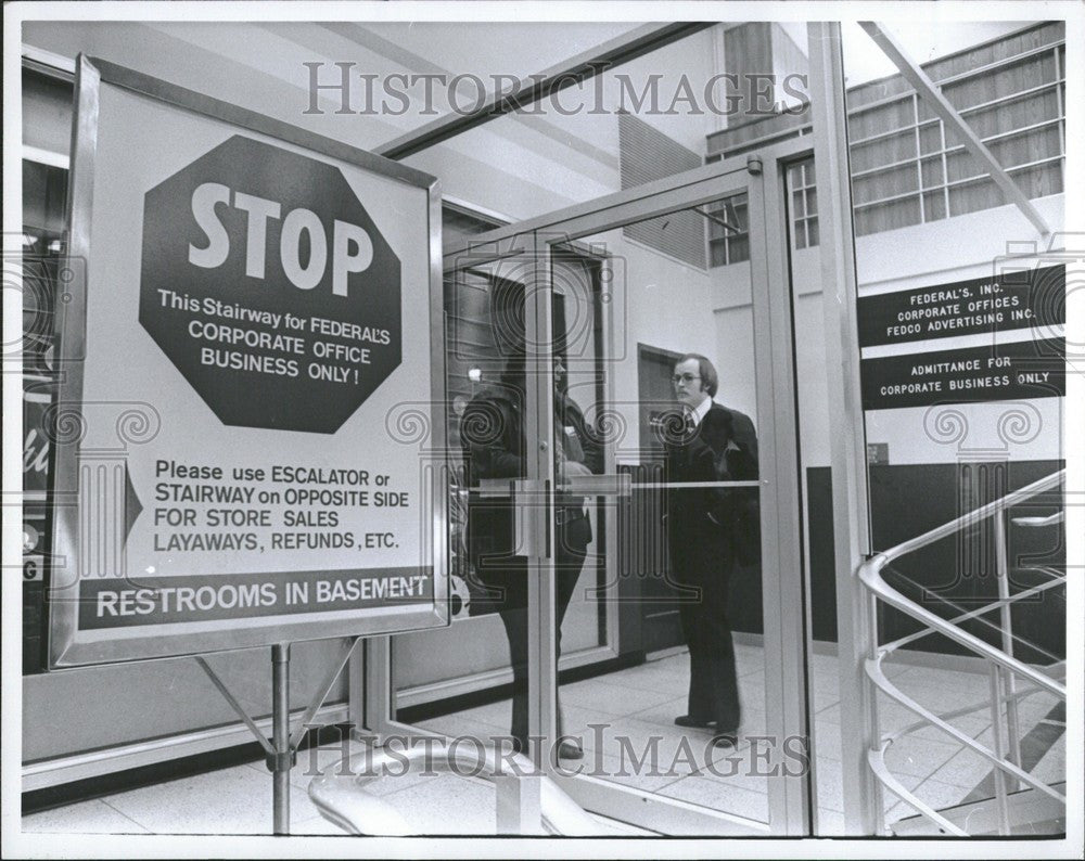 1977 Press Photo Federals Inc. Corporate Office - Historic Images