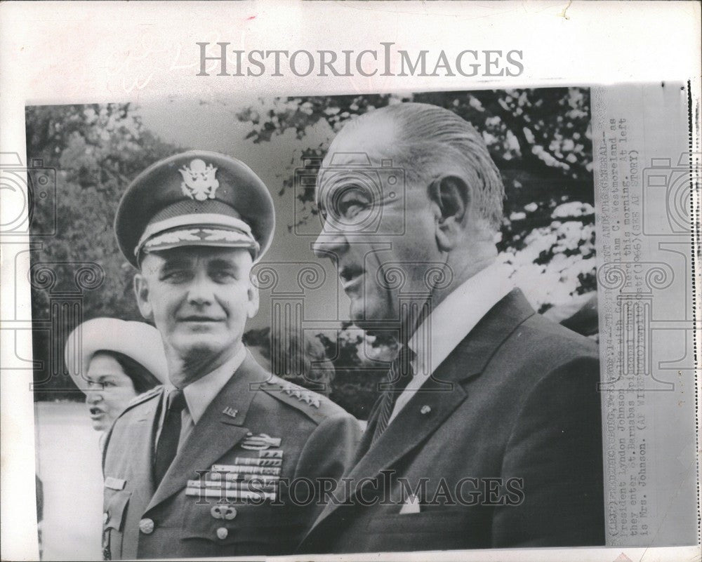 1966 Press Photo Westmore President Church - Historic Images