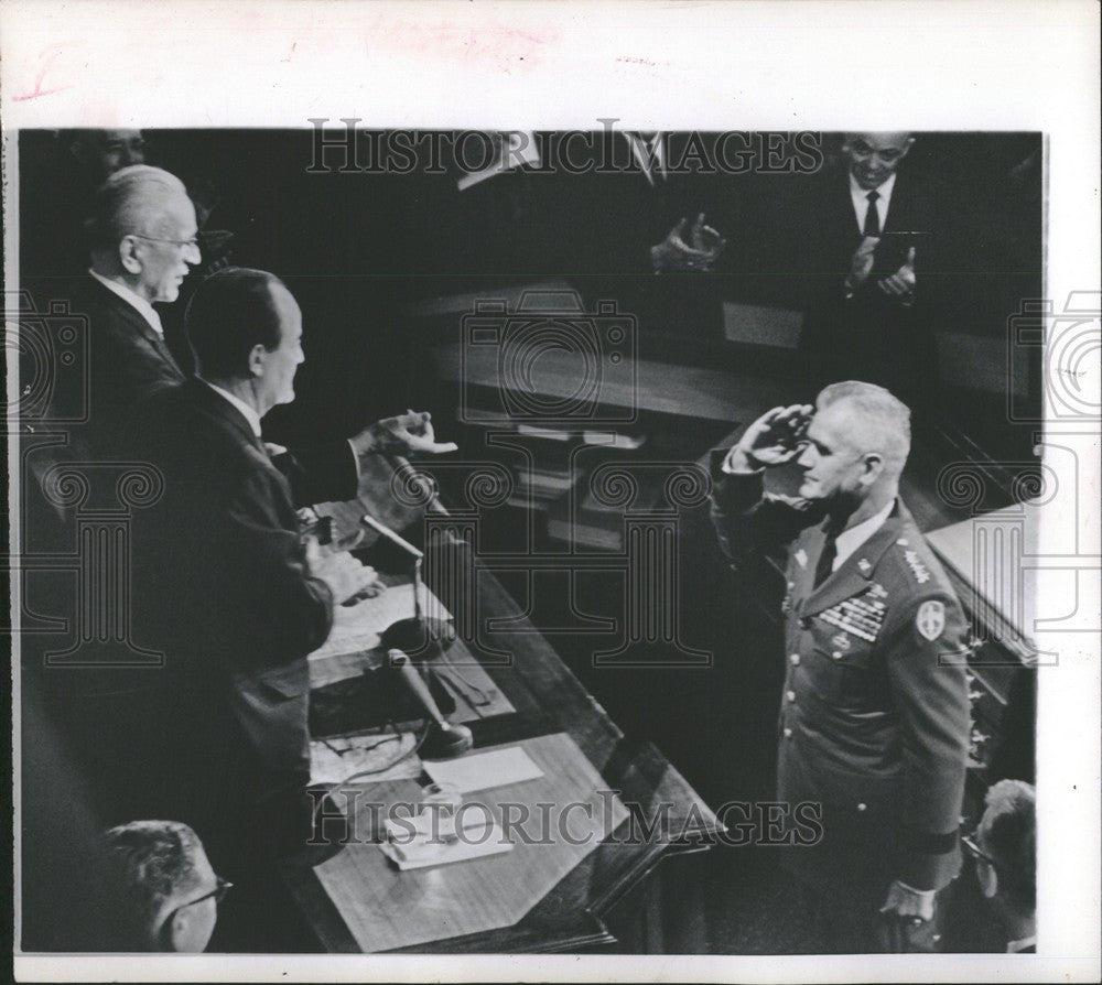 1967 Press Photo William C. Westmoreland Army General - Historic Images