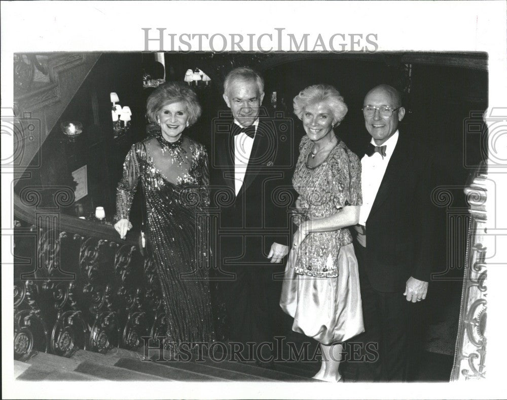 1992 Press Photo Dale Austin Dr.Donald Austin Jane Muer - Historic Images
