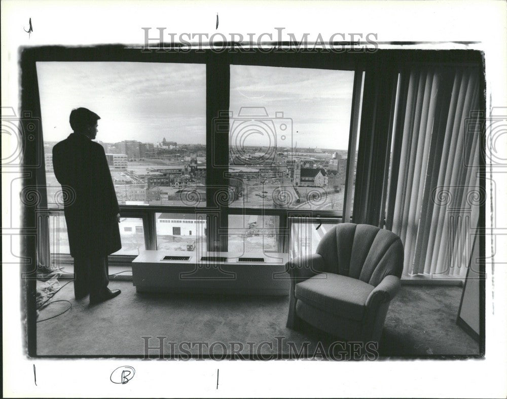 1991 Press Photo Austin downtown detroit - Historic Images