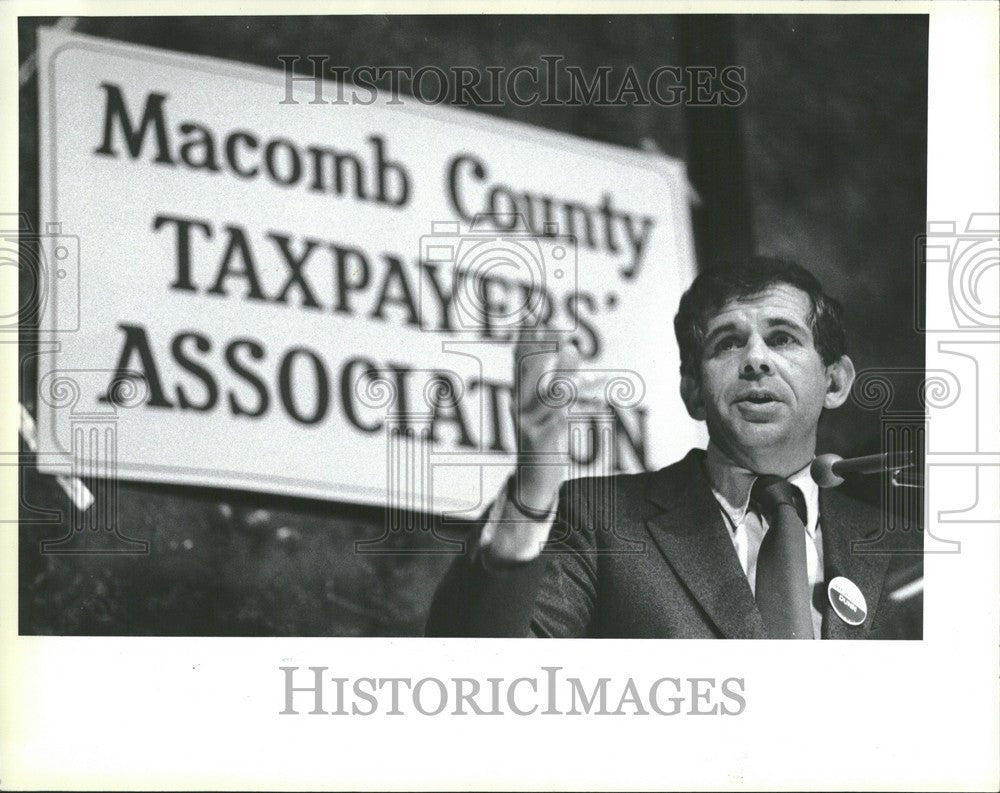 1984 Press Photo Jim Dunn Politics - Historic Images