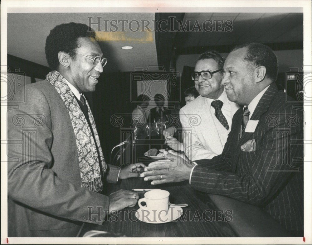 1989 Press Photo Bill Cosby UAW Marc Stepp - Historic Images