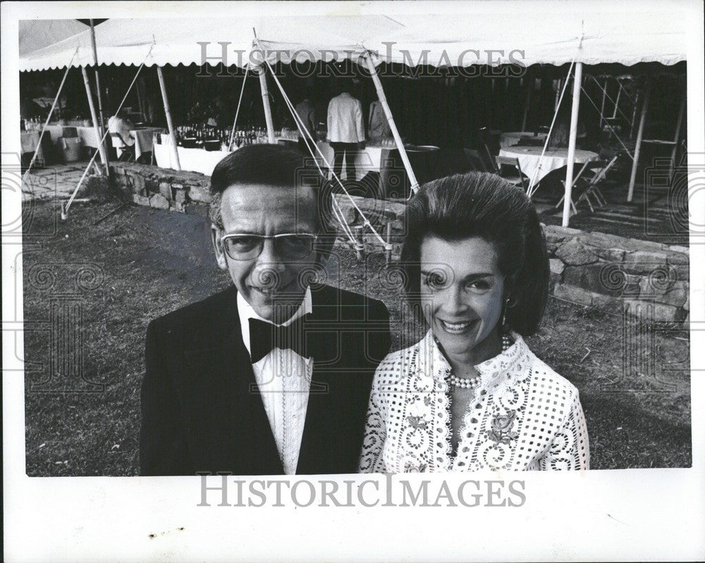 1972 Press Photo Mrs Herbert Aronsson Jewish Michigan - Historic Images