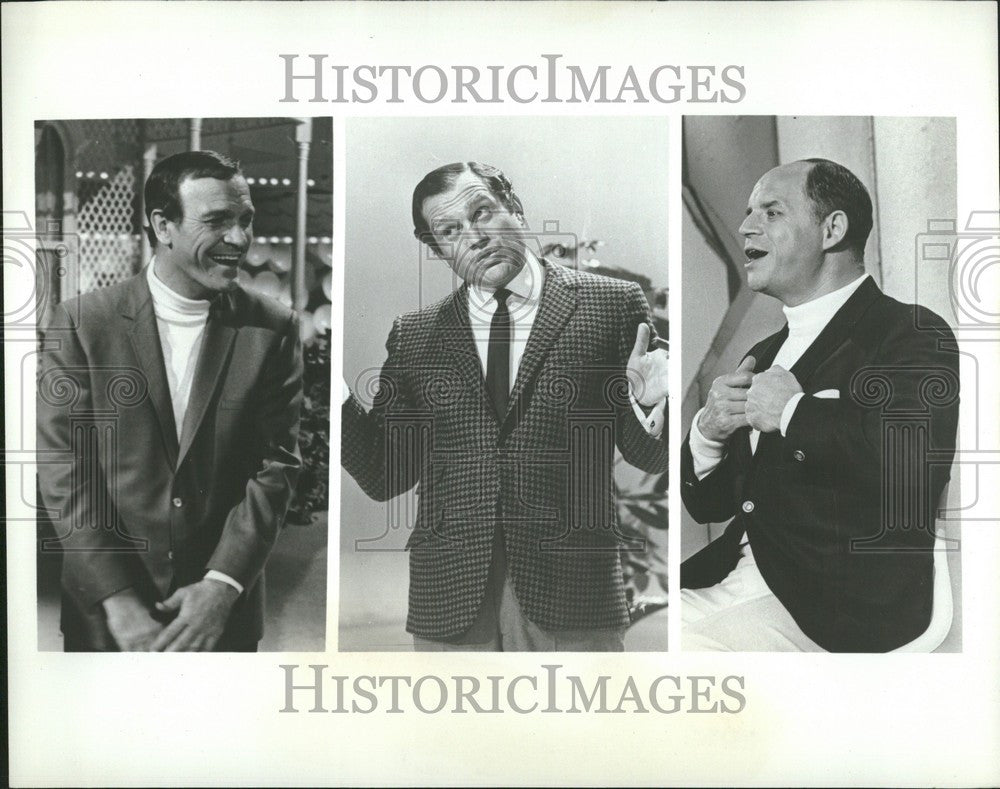 1968 Press Photo Eddy Arnold, Alan King and Don Rickles - Historic Images