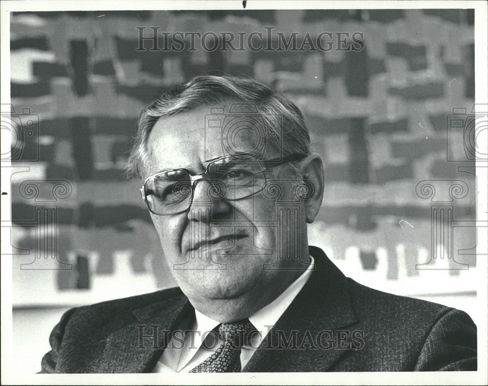 1972 Press Photo James Duncan  president Chairman - Historic Images