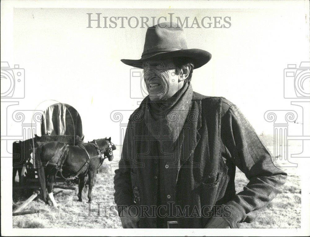 1988 Press Photo Red River James Arness remake - Historic Images