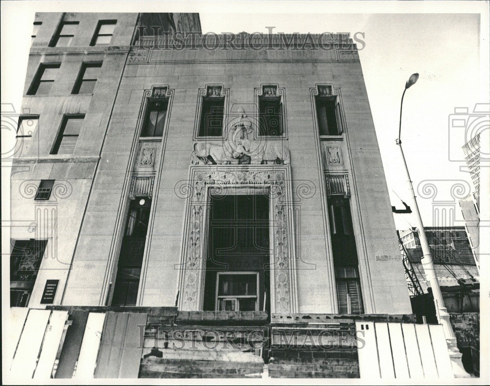 1983 Press Photo Detroit Stock Exchange Building - Historic Images