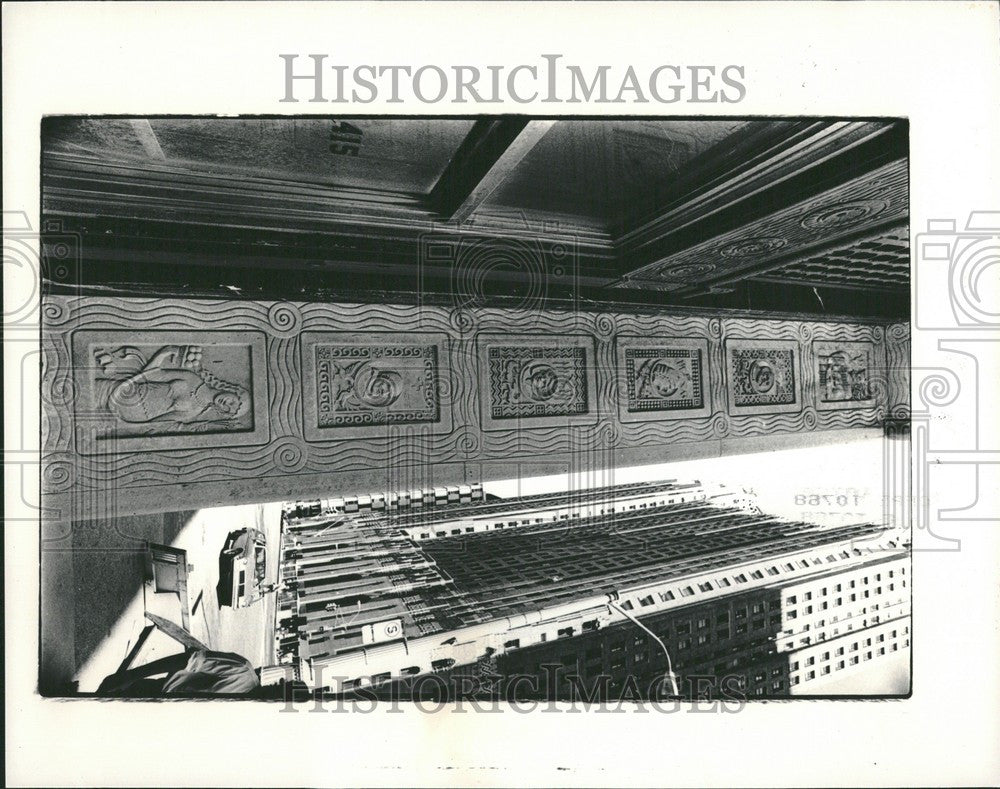 1983 Press Photo Detroit Stock Exchange building - Historic Images