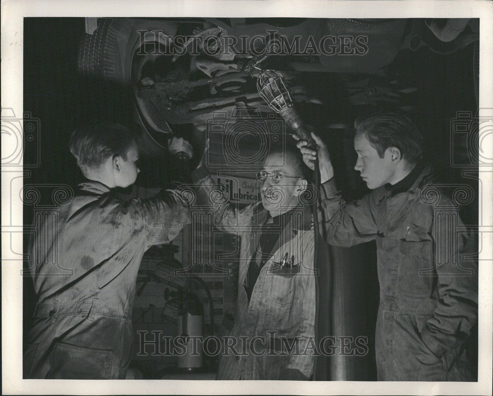 1947 Press Photo Wilbur Wright Training School Detroit - Historic Images