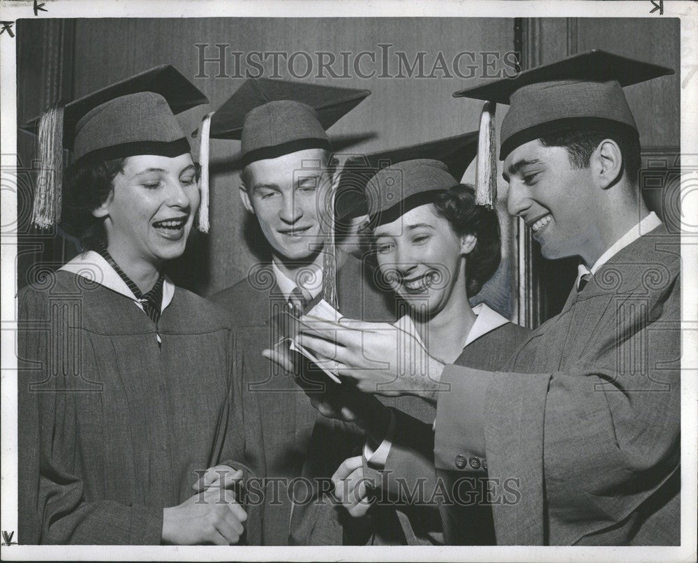 1951 Press Photo Detroit High School - Historic Images