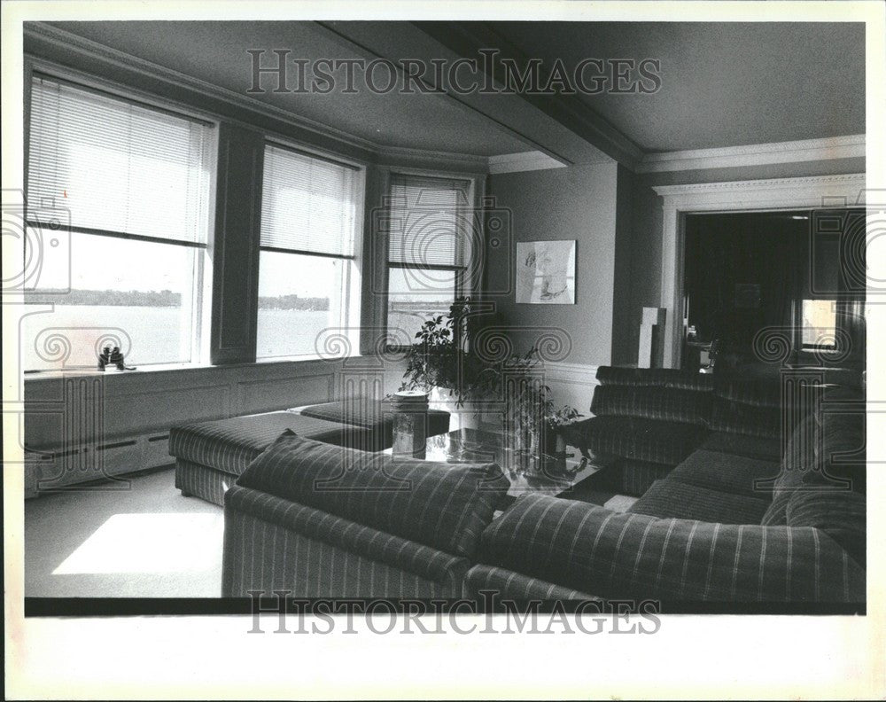 1988 Press Photo Detroit Towers apartments - Historic Images