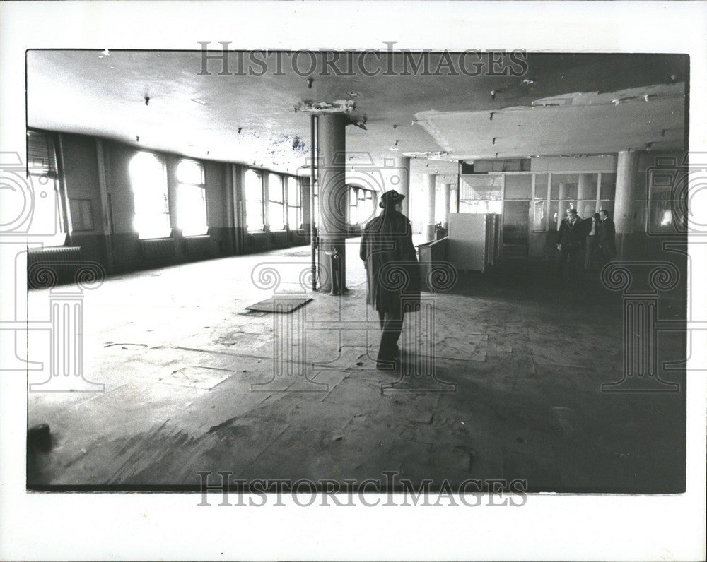 Press Photo Detroit Times Building - Historic Images