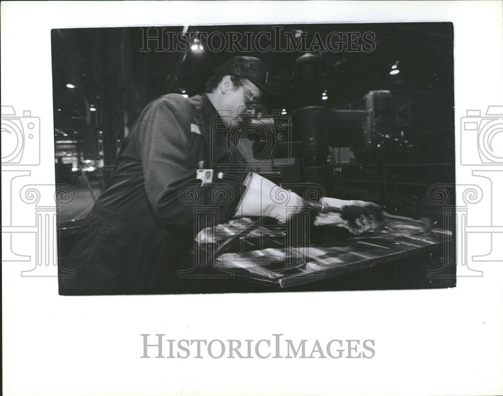 1991 Press Photo M1A1 Abrams Main Battle Tank - Historic Images