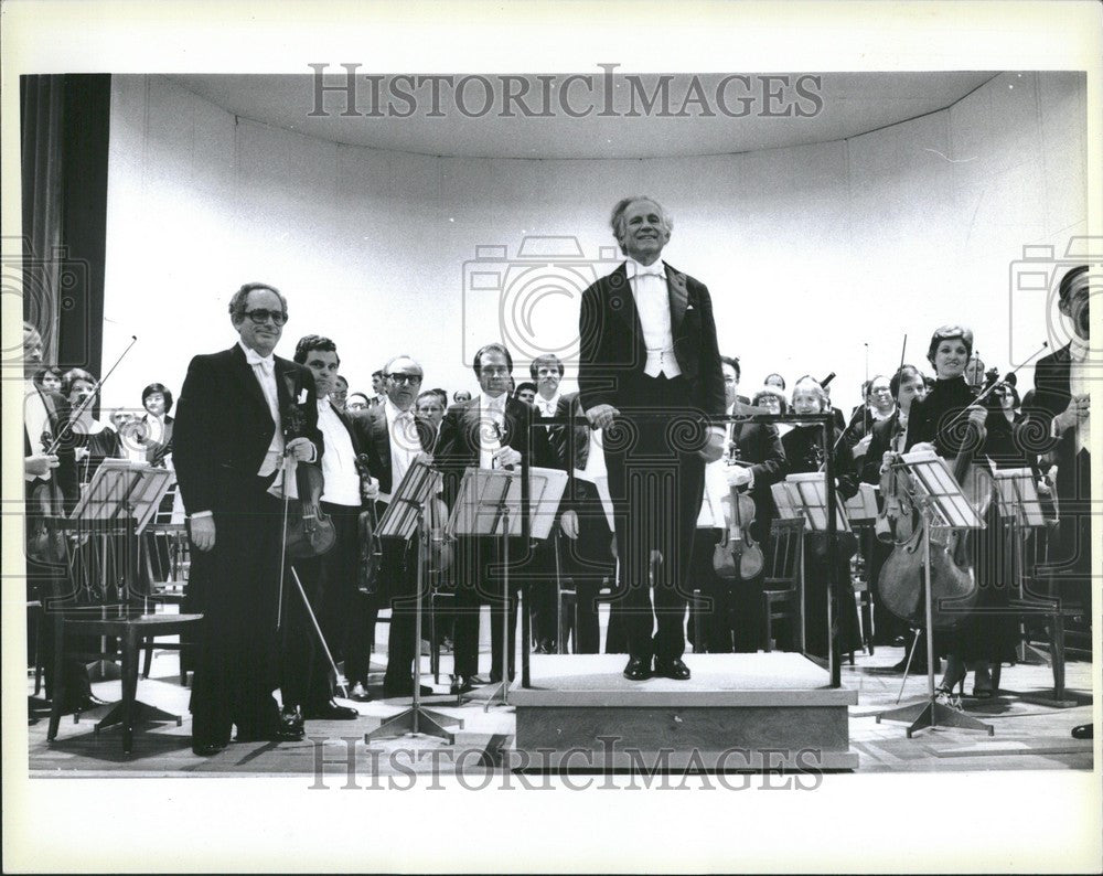 1979 Press Photo Detroit Orchestra Ludwigshafen Europe - Historic Images