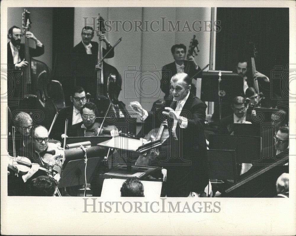 1973 Press Photo Sixten Ehrling Conductor Symphony - Historic Images