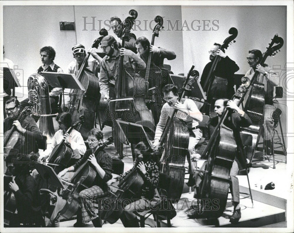 1975 Press Photo Detroit Symphony Orchestra Detroit - Historic Images