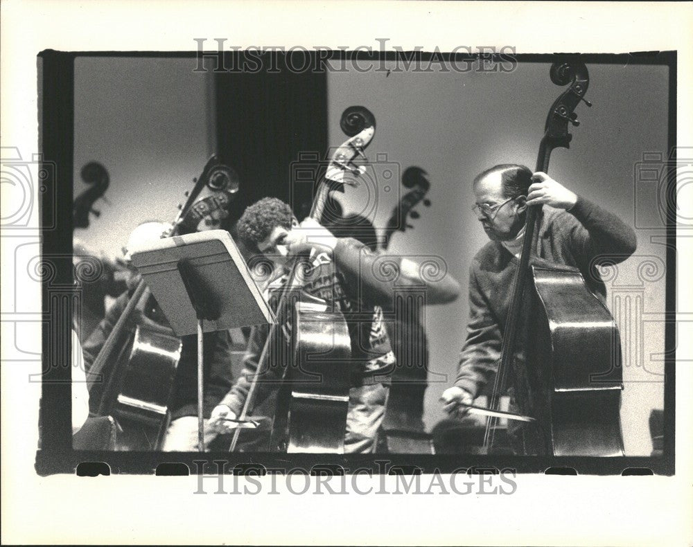 1987 Press Photo Stephen Stein Detriot Symphony Orchest - Historic Images