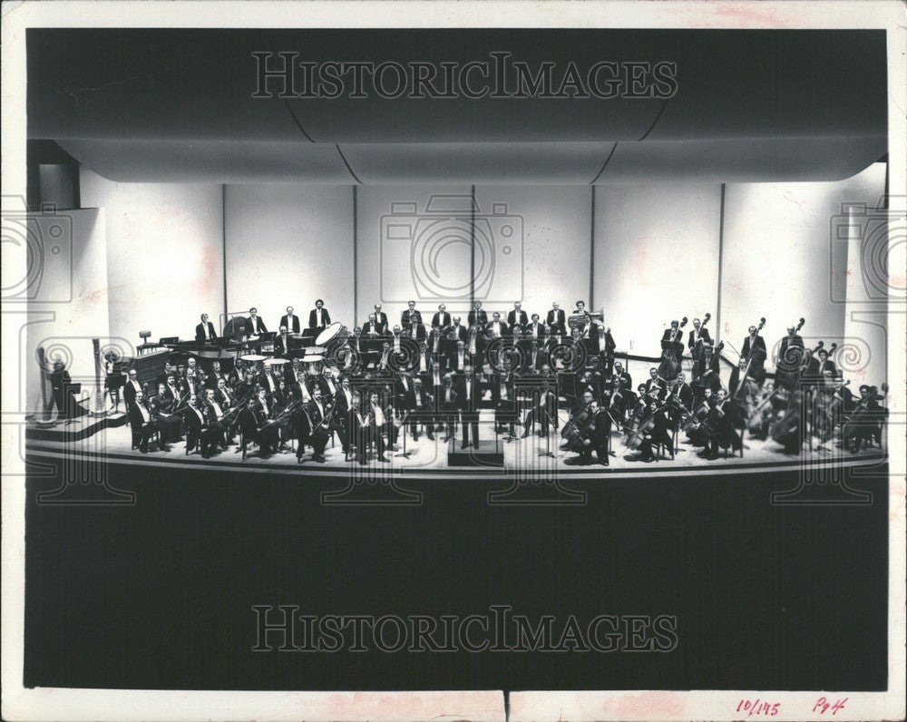 1986 Press Photo Detroit Symphony Orchestra - Historic Images