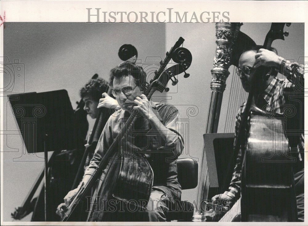 1983 Press Photo Charles Dutoit Detroit Symphony Orches - Historic Images