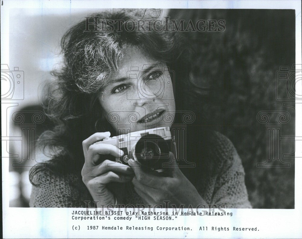 1988 Press Photo Jacqueline Bisset movie High Season - Historic Images