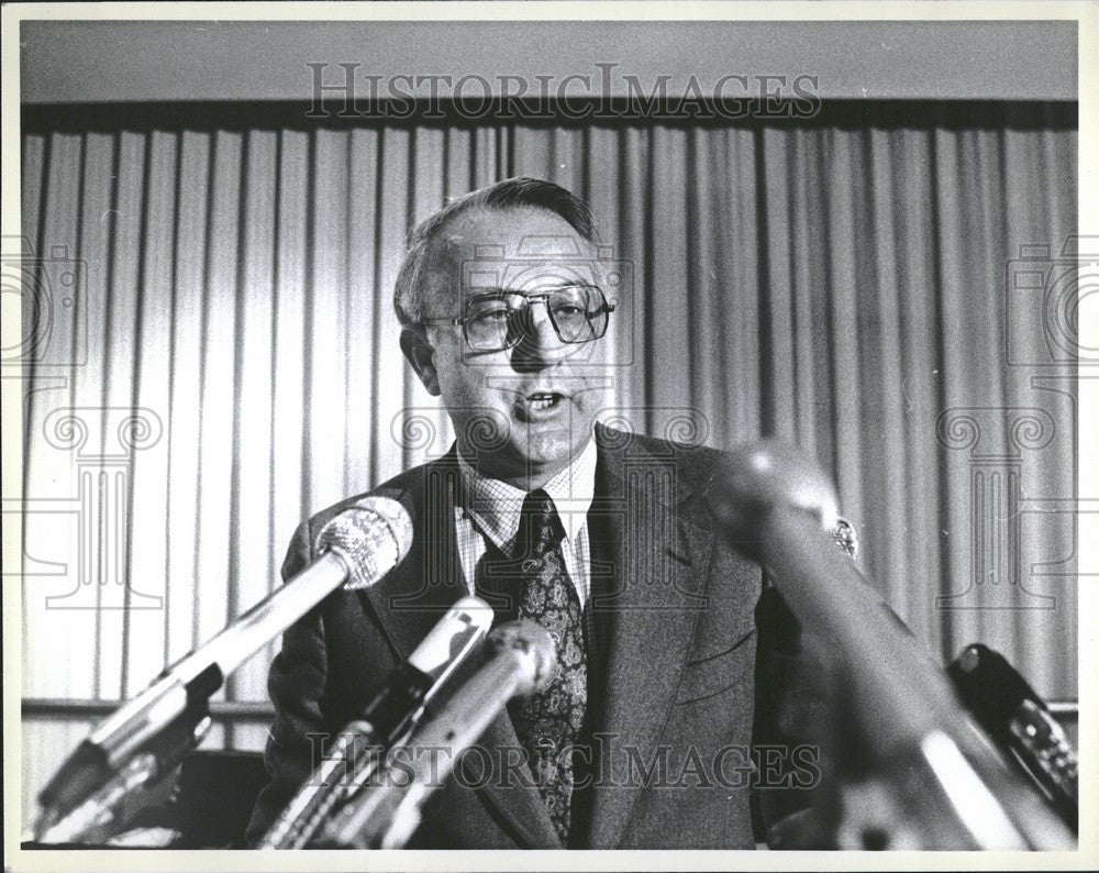1979 Press Photo Theodore A. Bintz Jr Hudson's - Historic Images