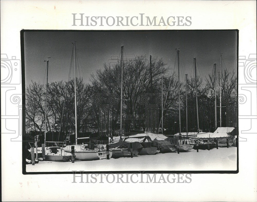 1984 Press Photo Detroit Yacht Club - Historic Images